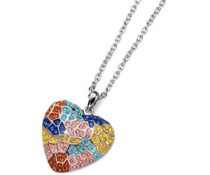 Medál Swarovski kristályokkal Oliver Weber Gaudi Heart 11605
