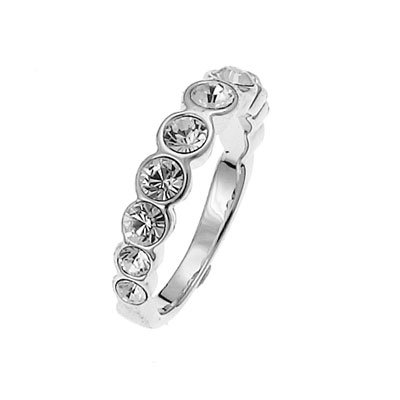 Gyűrű Swarovski kristályokkal Oliver Weber Horizon