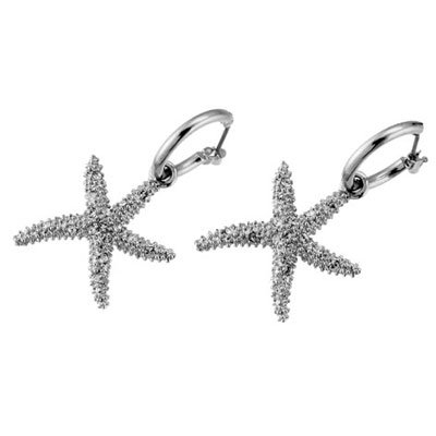 Fülbevaló Swarovski kristályokkal Oliver Weber Starfish