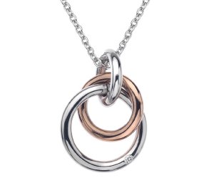 Ezüst medál Hot Diamonds Eternity Rose Gold DP373