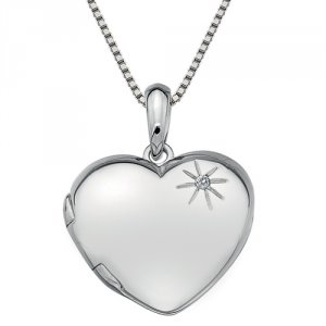 Ezüst medál Hot Diamonds Memoirs Heart Locket