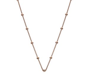 Ezüst lánc Hot Diamonds Emozioni Rose Gold Cable with Ball Chain 30