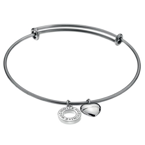 Acél karkötő Hot Diamonds Emozioni Silver Bangle DC107