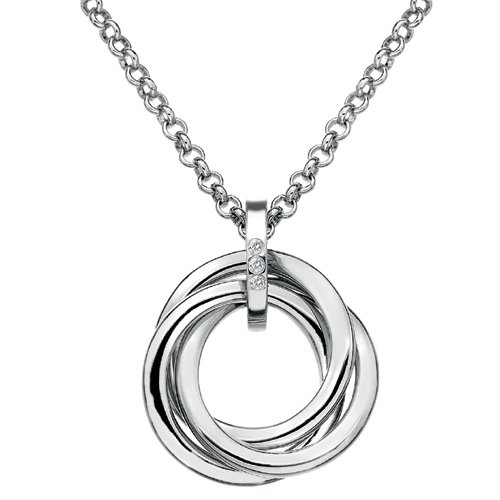 Ezüst medál Hot Diamonds Trio DP543