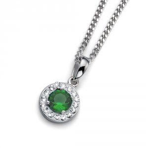 Medál Swarovski kristályokkal Oliver Weber Clear Green 61112GRE
