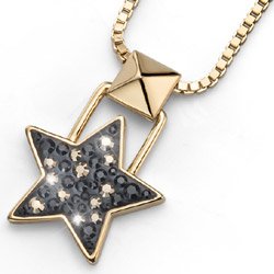 Medál Swarovski kristályokkal Oliver Weber Lucky Star Gold 11553G