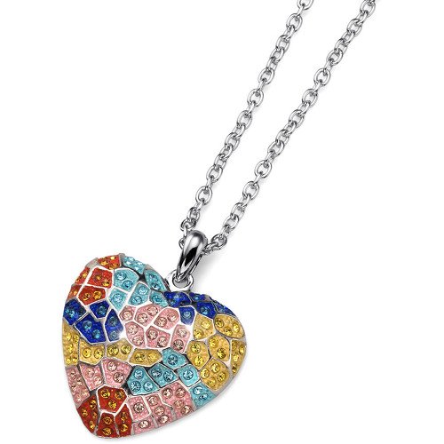 Medál Swarovski kristályokkal Oliver Weber Gaudi Heart 11605