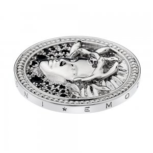 Medál Hot Diamonds Emozioni Medusa Nera Coin