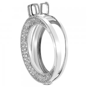 Ezüst medál Hot Diamonds Emozioni Luna Coin Keeper
