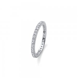Ezüst gyűrű Swarovski cirkónokkal Oliver Weber Jolie