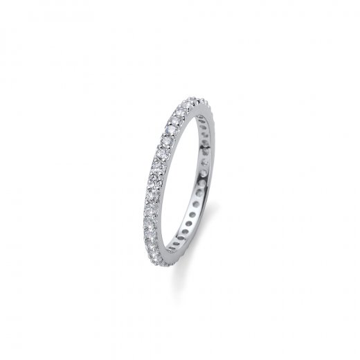Ezüst gyűrű Swarovski cirkónokkal Oliver Weber Jolie