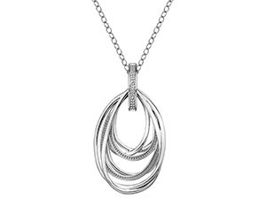 Ezüst medál Hot Diamonds Chandelier Vintage