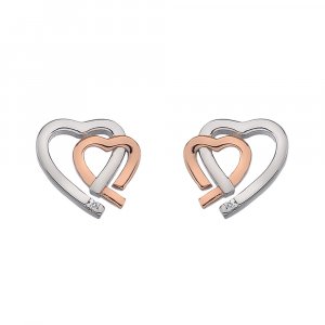Ezüst fülbevaló Hot Diamonds Love DE532
