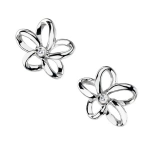 Ezüst fülbevaló HOT DIAMONDS Paradise DE248