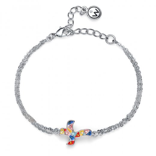 Karkötő Swarovski kristályokkal Oliver Weber Gaudi Croix multi