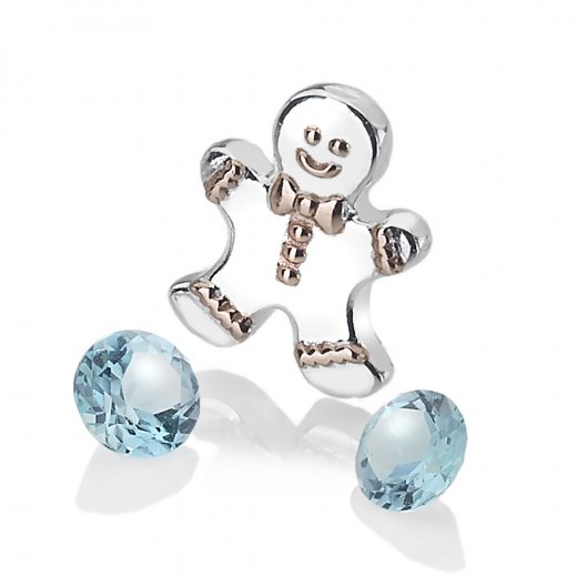Medál Hot Diamonds Anais element kék Topáz AC106