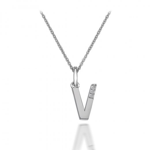 Ezüst medál Hot Diamonds Micro V Clasic DP422