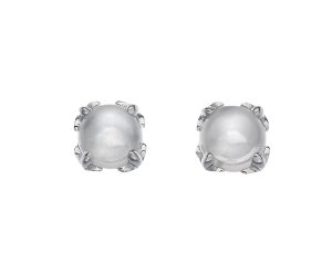 Ezüst fülbevaló Hot Diamonds Anais holdkő AE006