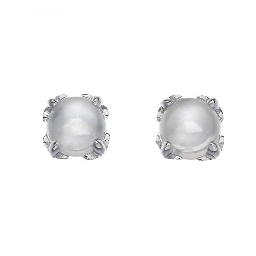 Ezüst fülbevaló Hot Diamonds Anais holdkő AE006