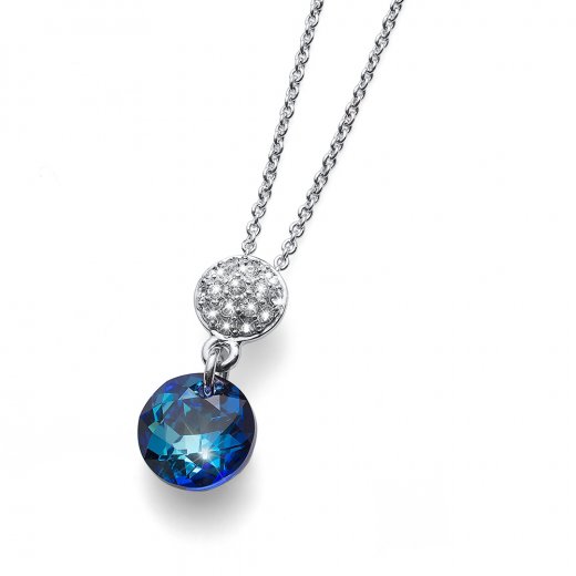 Medál Swarovski kristályokkal Oliver Weber Hero bermuda blue