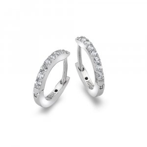Ezüst fülbevaló Hot Diamonds Flora DE581
