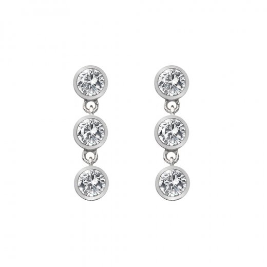 Ezüst fülbevaló Hot Diamonds Willow DE585