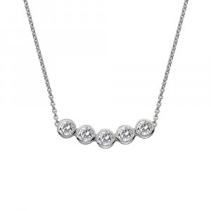 Ezüst nyaklánc Hot Diamonds Willow DN129