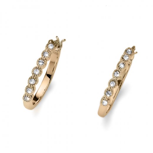 Fülbevaló Swarovski kristályokkal Oliver Weber Deli GP crystal