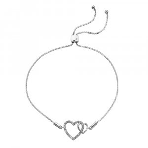 Ezüst karkötő Hot Diamonds Flóra DL589