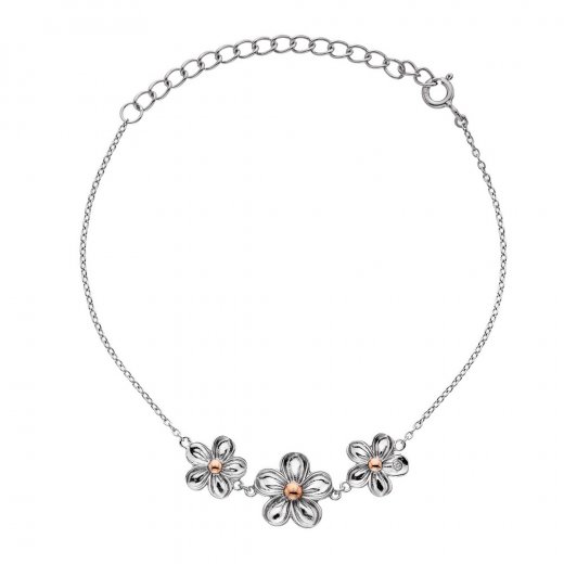 Ezüst karkötő Hot Diamonds Forget me not RG DL596