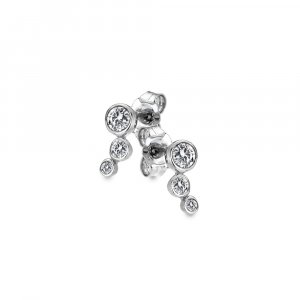 Ezüst fülbevaló Hot Diamonds Tender DE640