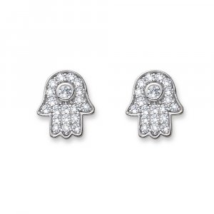 Fülbevaló Swarovski kristályokkal Oliver Weber Brace CZ crystal WHI