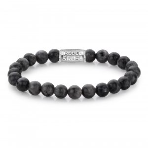Férfi karkötő Rebel & Rose Grey Seduction RR-80026-S-L
