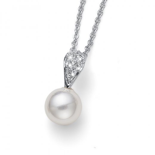 Medál Swarovski kristályokkal Oliver Weber Pearl simple CRY