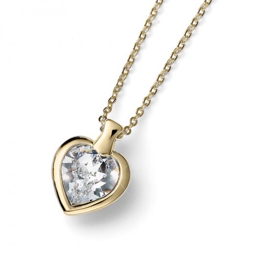 Medál Swarovski kristályokkal Oliver Weber Heart small GP CRY