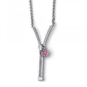 Gyermek nyaklánc L.O.L Surprise Dreamzip Swarovski kristályokkal rose L1001 PIN
