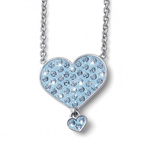 Gyermek nyaklánc L.O.L Surprise Dreamheart Swarovski kristályokkal L1002BLU