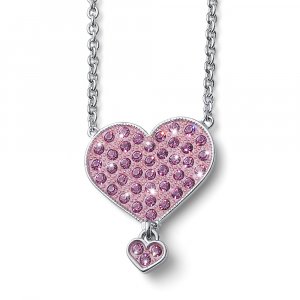 Gyermek nyaklánc L.O.L Surprise Dreamheart Swarovski kristályokkal L1002PIN