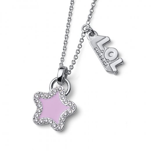 Gyermek nyaklánc L.O.L Surprise Star Swarovski kristályokkal L1003PIN