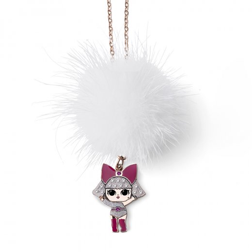 Gyermek medál L.O.L Surprise Fur Diva Swarovski kristályokkal L1010DIV