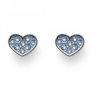 Gyermek fülbevaló L.O.L Surprise Dream aguamarine Swarovski kristályokkal L2001BLU