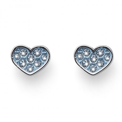 Gyermek fülbevaló L.O.L Surprise Dream aguamarine Swarovski kristályokkal L2001BLU