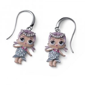 Gyermek fülbevaló L.O.L Surprise Merbaby deluxe RH Swarovski kristályokkal L2013MER