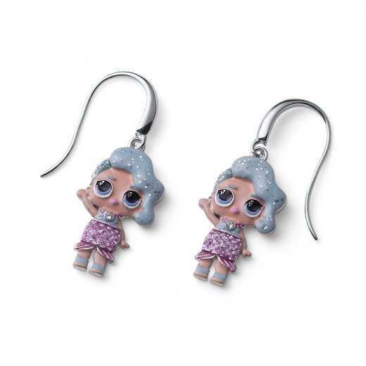 Gyermek fülbevaló L.O.L Surprise Queen deluxe RH Swarovski kristályokkal L2013SPL