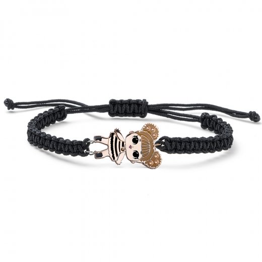 Gyermek karkötő L.O.L Surprise Ribbon LOL Queenbee Swarovski kristályokkal L3010QUE
