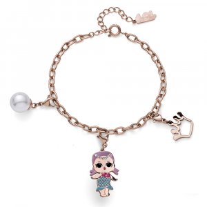Gyermek karkötő L.O.L Surprise Charm LOL Merbaby Swarovski kristályokkal L3012MER