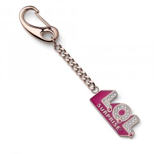 Gyermek kulcstartó L.O.L Surprise Logo RG Swarovski kristályokkal L5010RGLOL