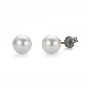 Fülbevaló Oliver Weber Sensitive PE Pearl round midi white