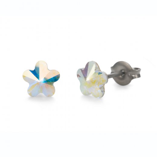 Oliver Weber fülbevalók Swarovski kristályokkal Sensitive PE Viola mini CRY AB