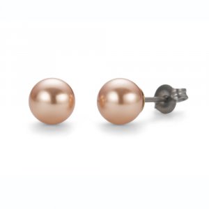 Fülbevaló Oliver Weber Sensitive PE Pearl round midi RG